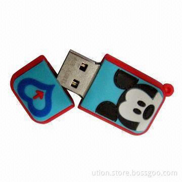 New USB Flash Drives 2.0 with 1 to 32GB Memory Capacity, 100 Pieces MOQ